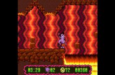 une photo d'Ã©cran de Super Widget sur Nintendo Super Nes